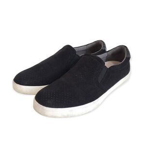 🔃Dr Scholls Memory Foam Suede Cool Fit Black Slip On Sneaker Loafers